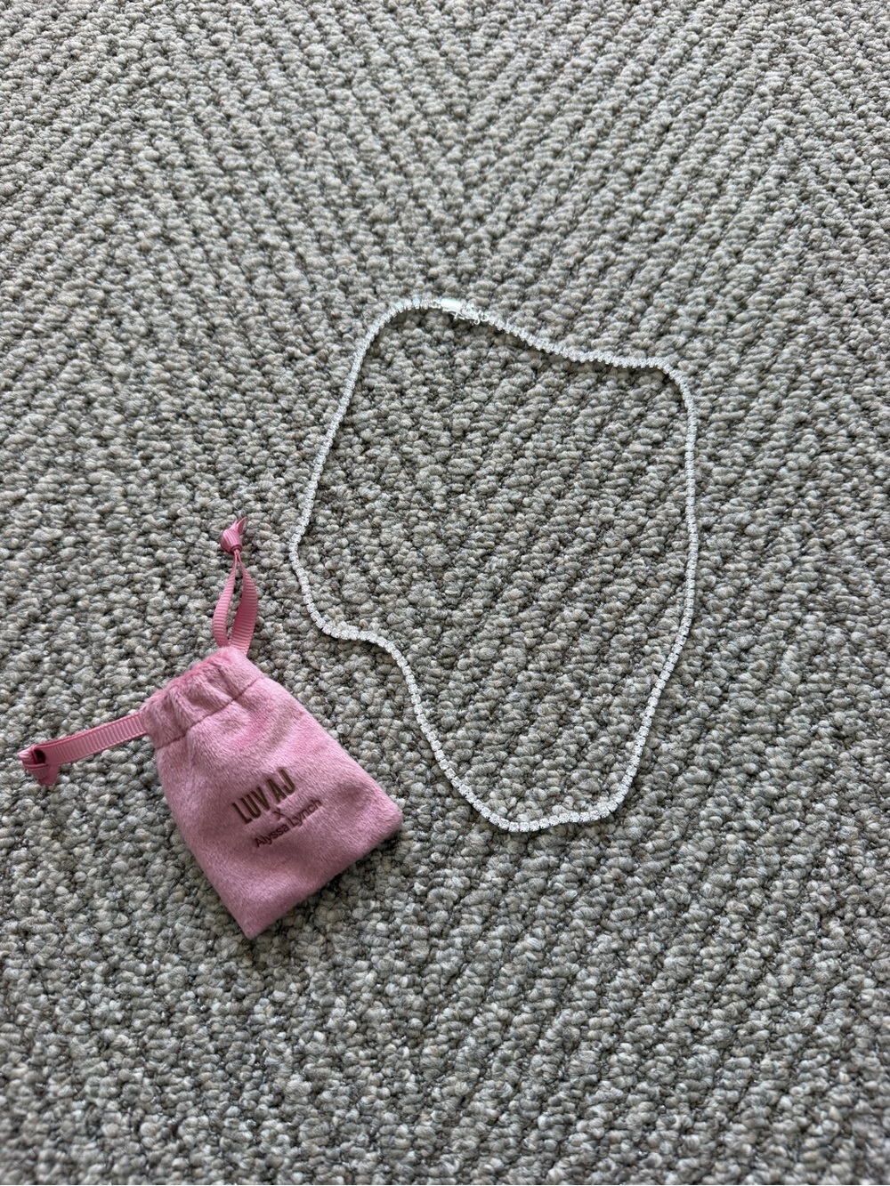 Luv AJ x Alyssa Lynch Diamond Tennis Necklace